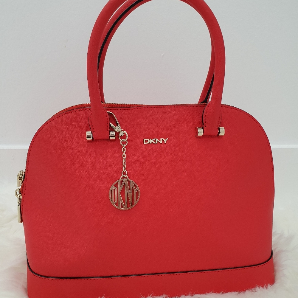 DKNY Satchel Leather Bag